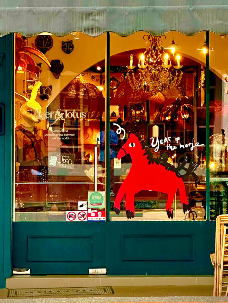 Welcoming the Year of the Horse with a vibrant touch.
