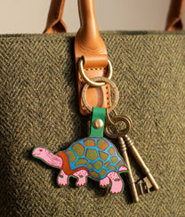 TORTOISE Green Key Fob