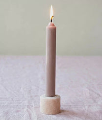 Pink Marble Candle Holder