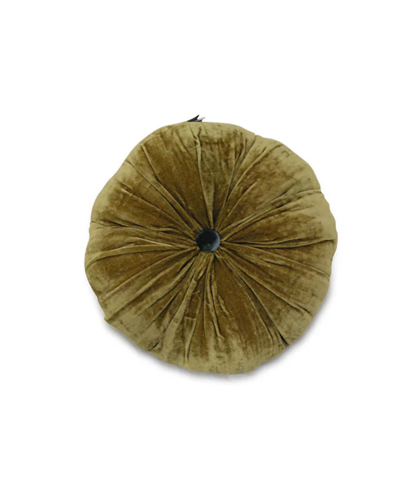 Absinthe Round Velvet Cushion