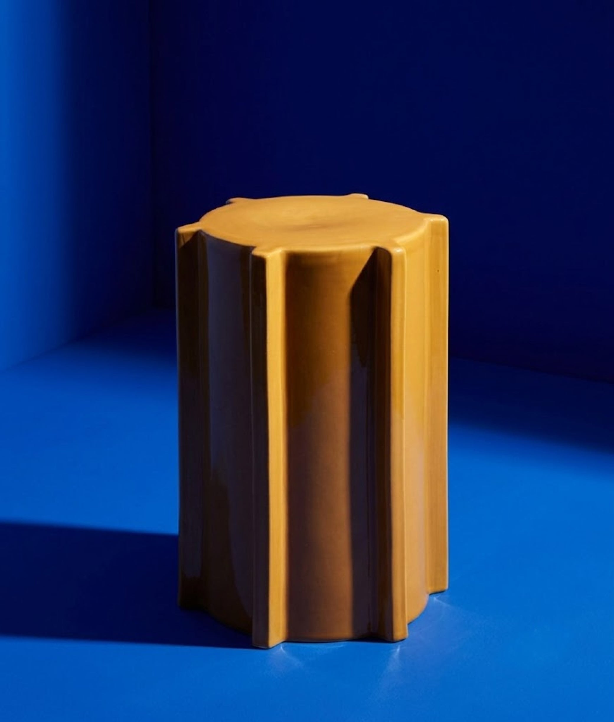 Ocher Pawn Side Table