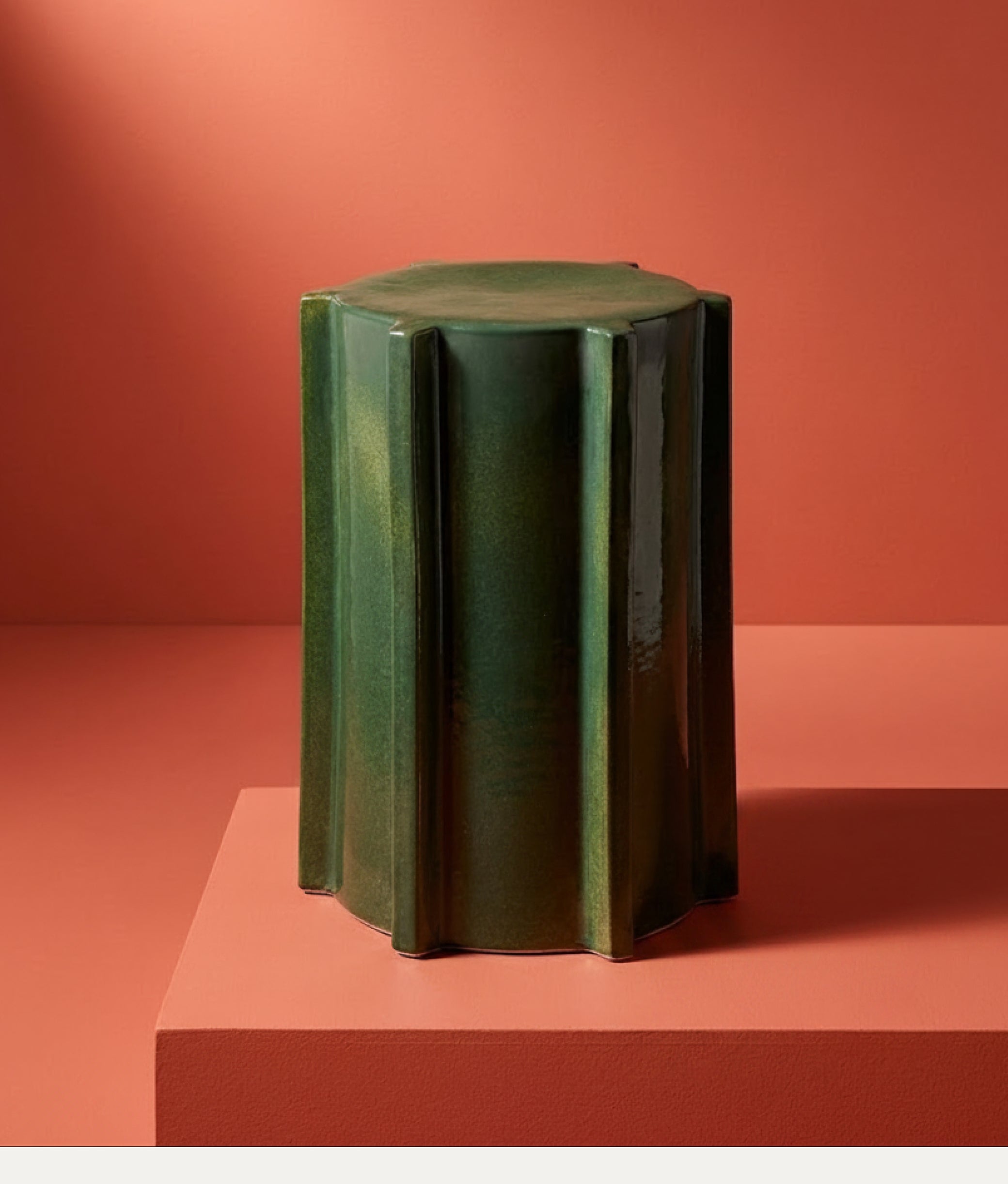 Green Side Table