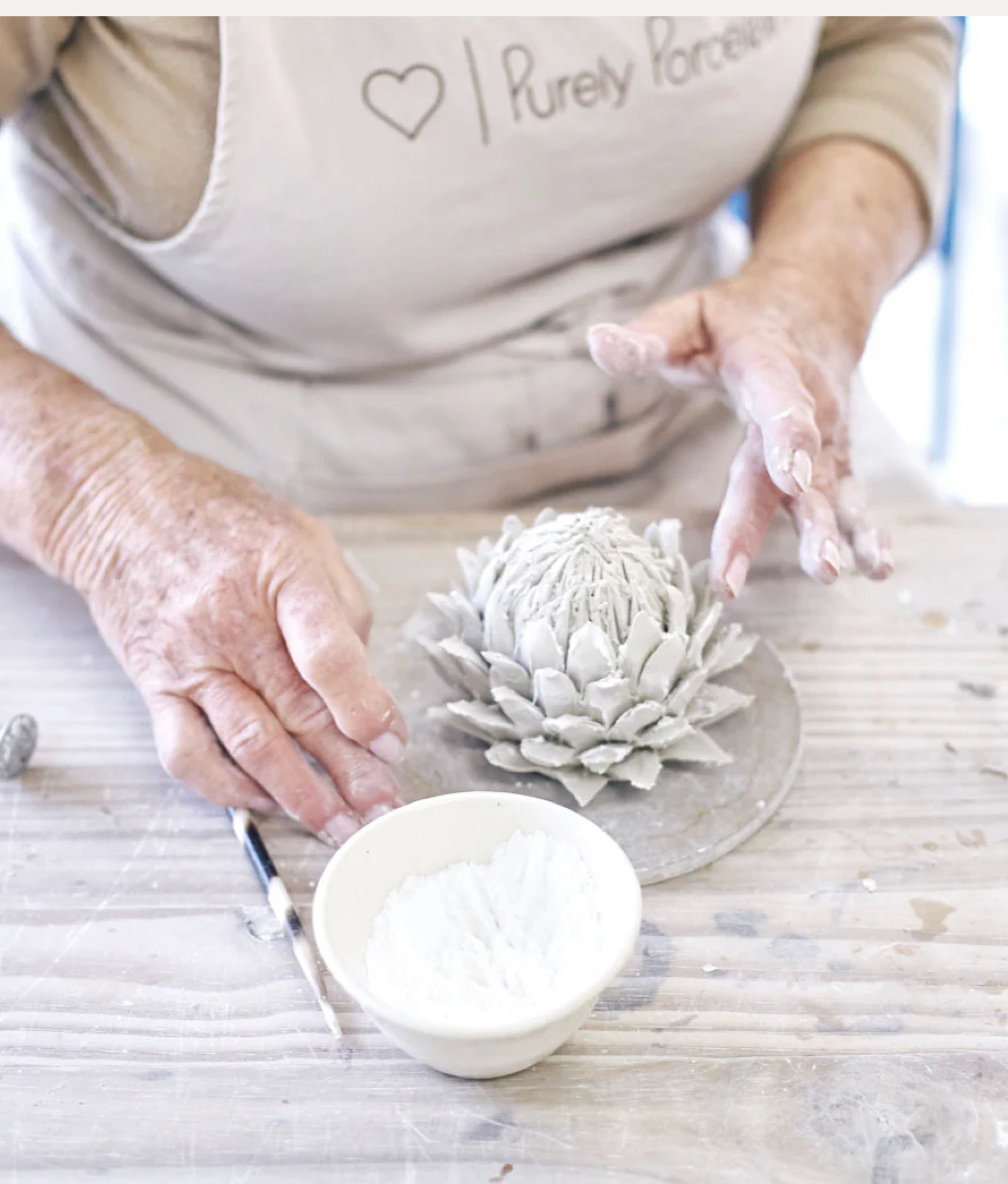 King Protea Porcelain Ornament
