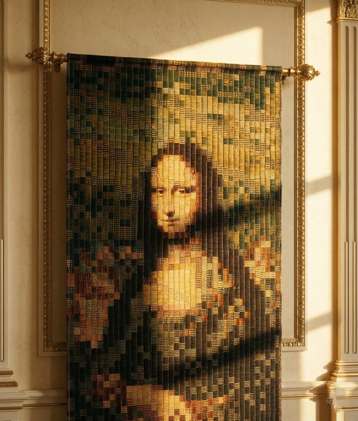 Monalisa Igusa Pixel Weave Mat