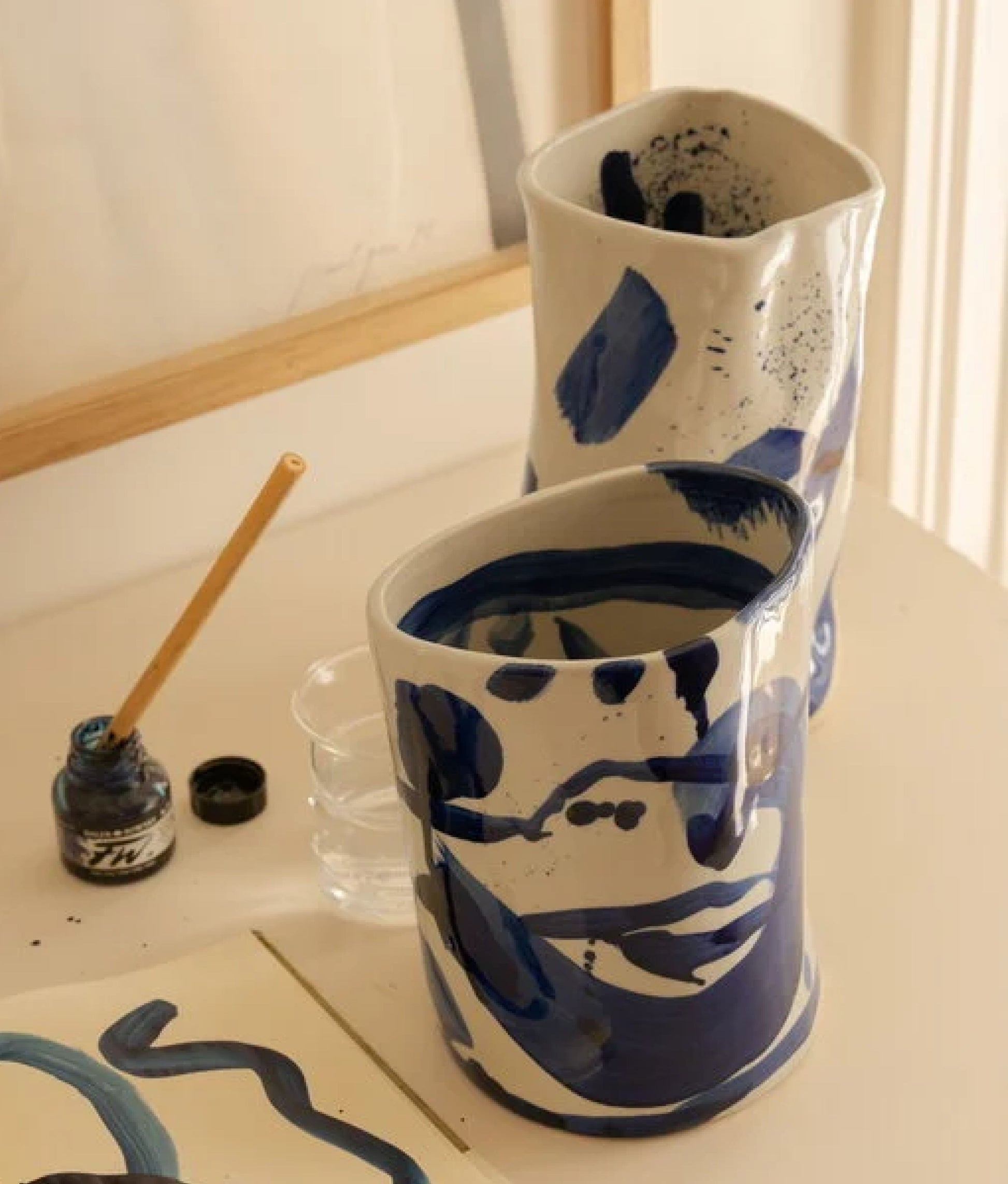 Vase S Blue Sophia