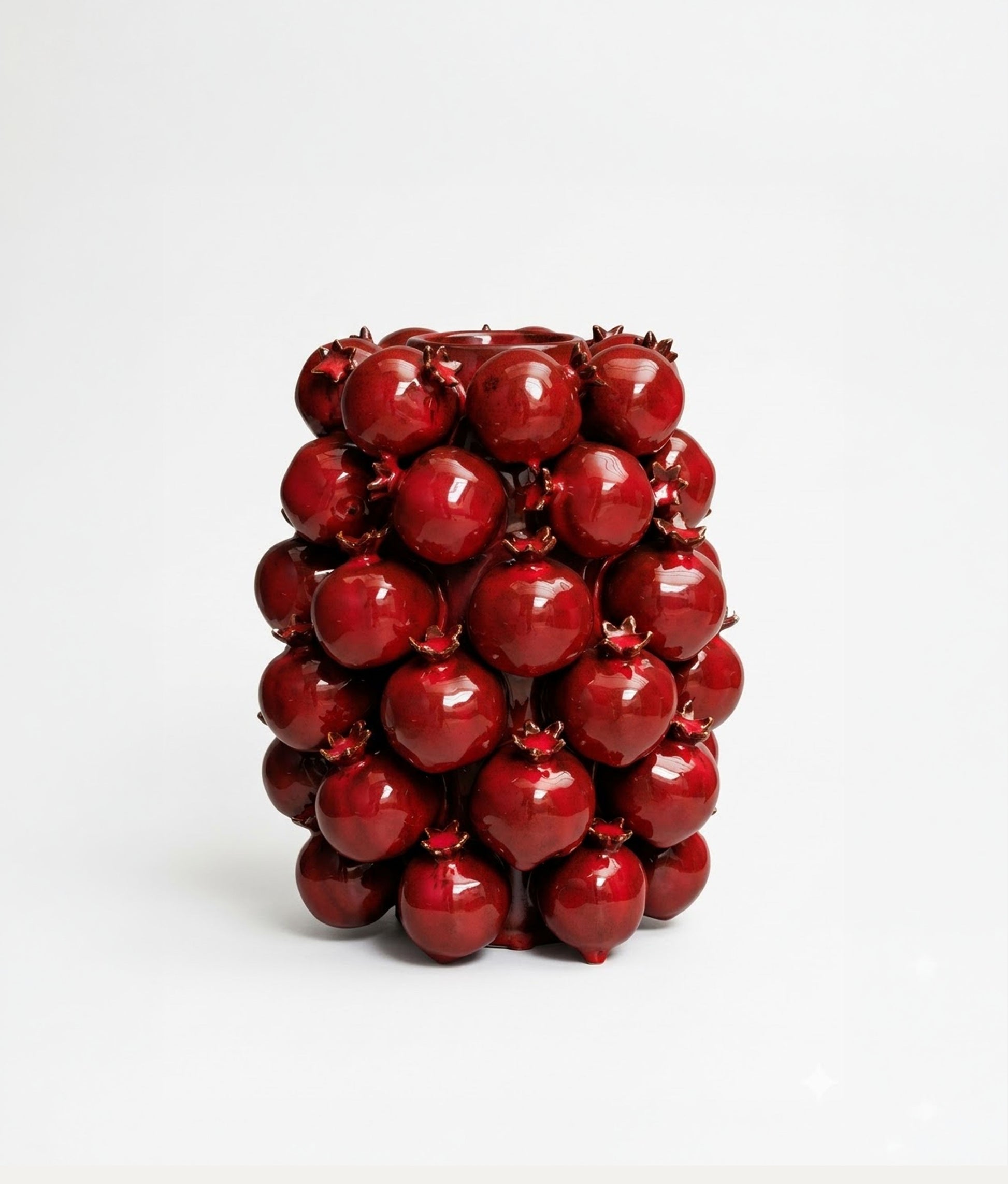 High Vase Farandole of Pomegranates
