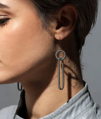 Chain Double Boucles d'oreilles Earrings