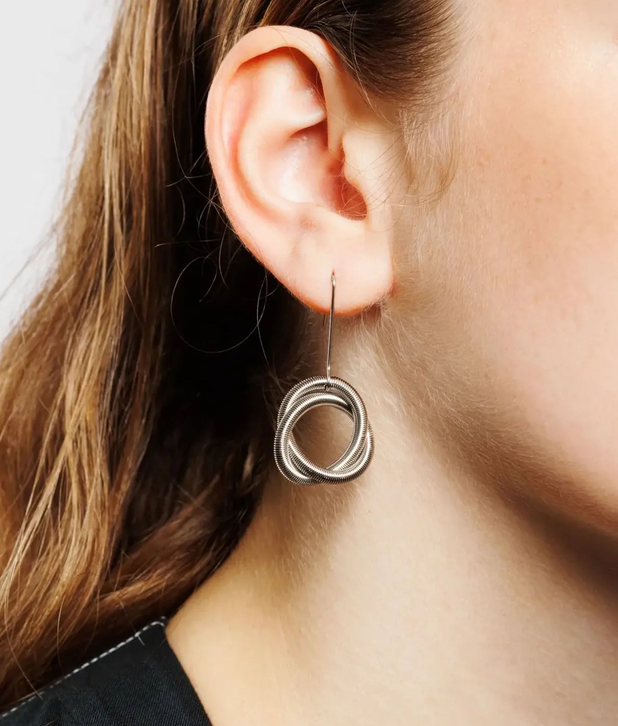 Oh Acier Boucles d'oreilles Tress Earrings