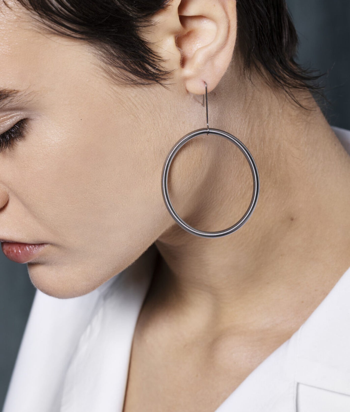 Oh Acier Boucles d'oreilles Creole Earrings
