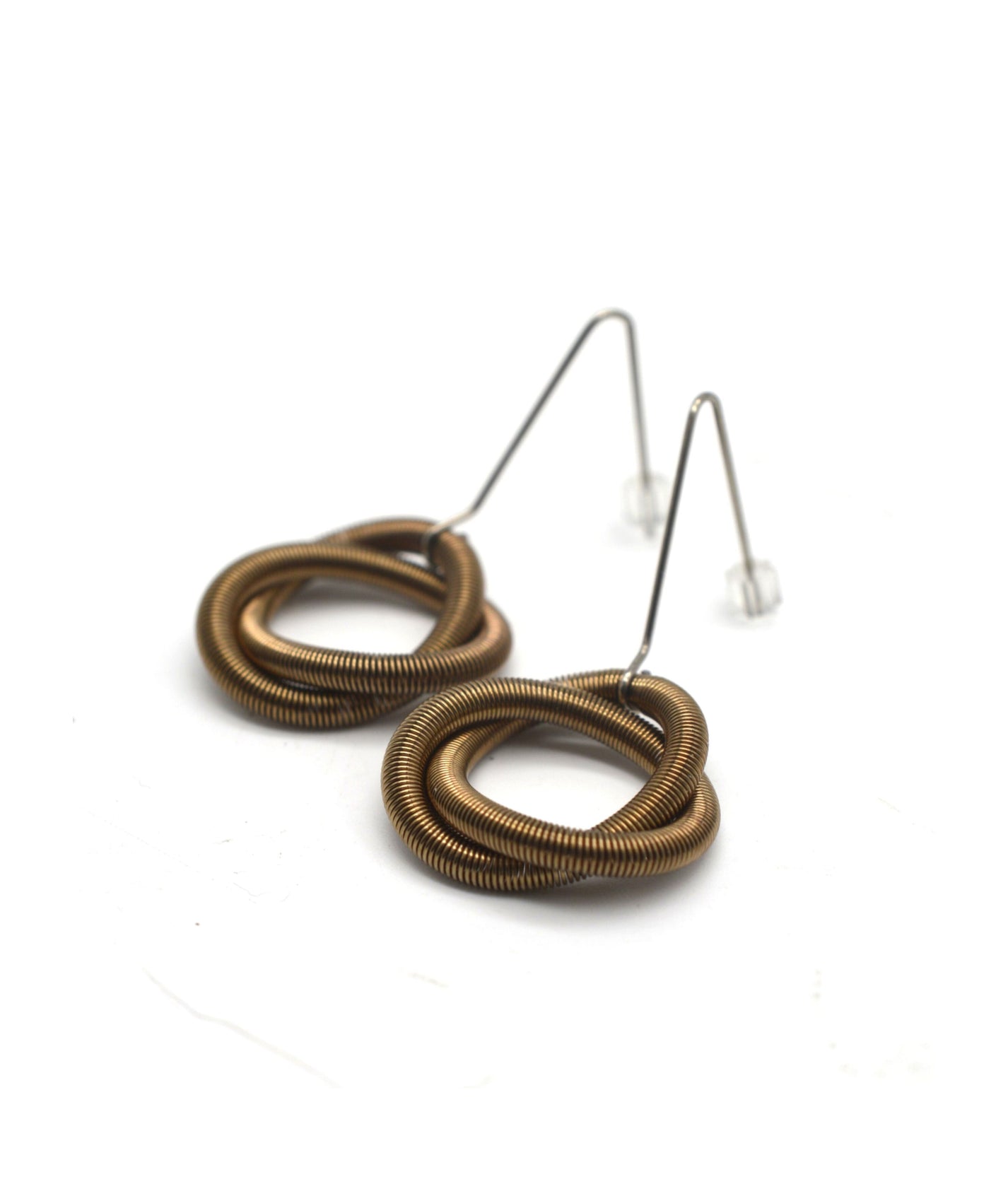 Oh Bronze Boucles d'oreilles Tress Earrings