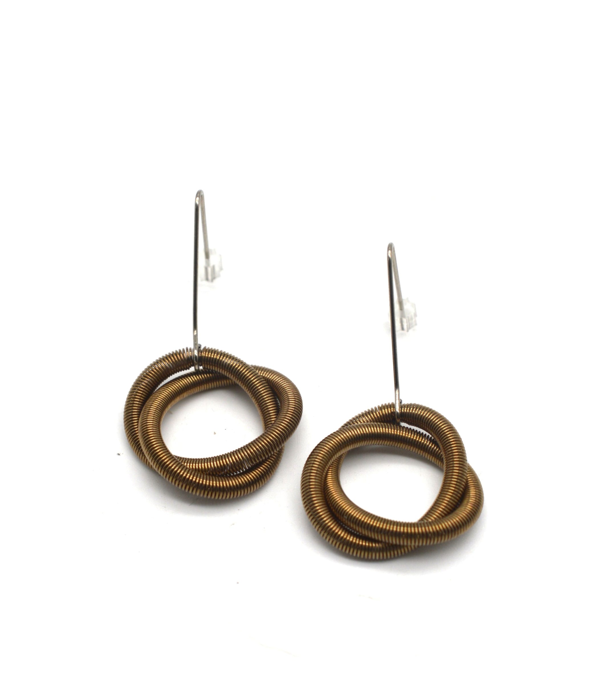 Oh Bronze Boucles d'oreilles Tress Earrings