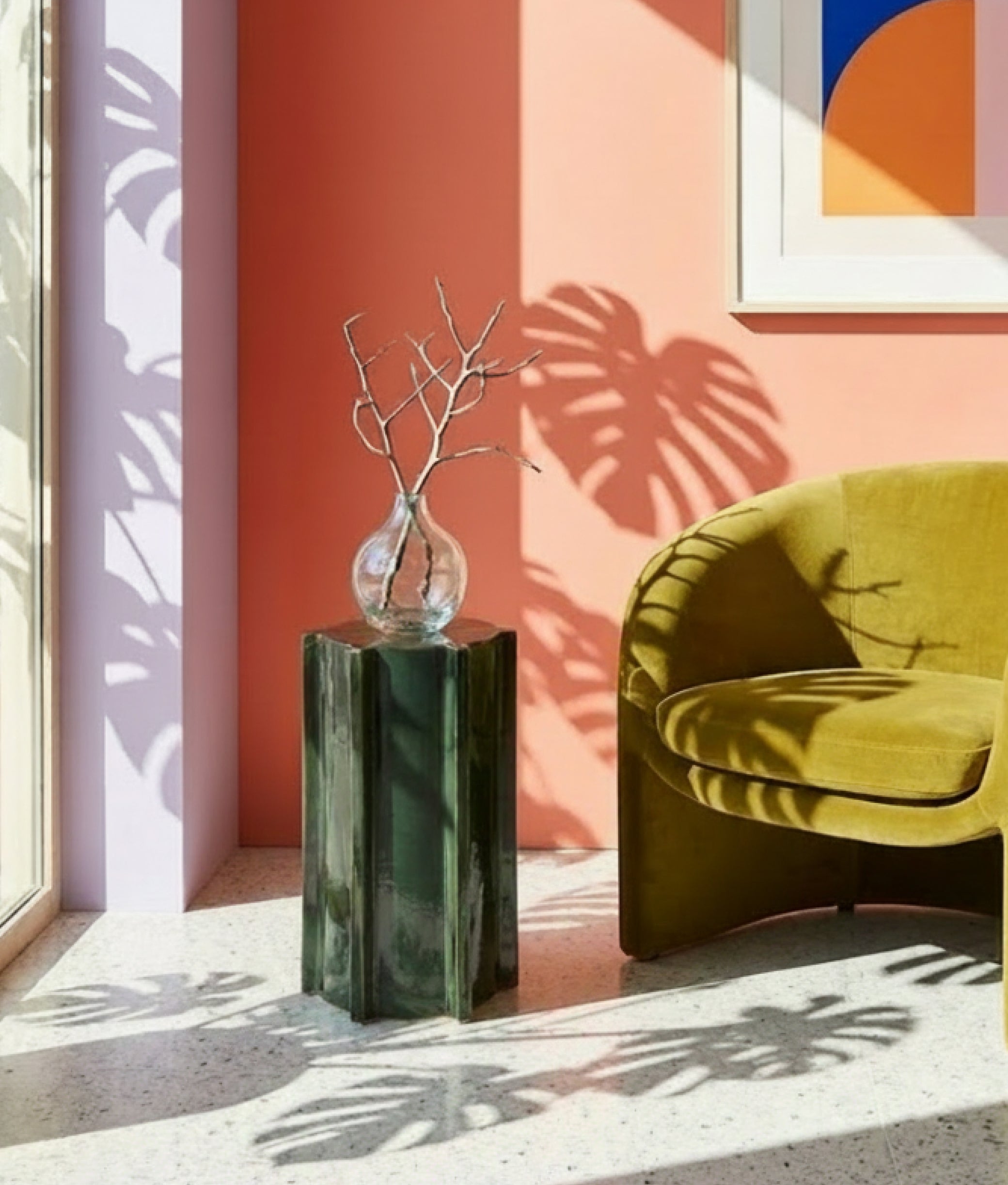 Green Side Table