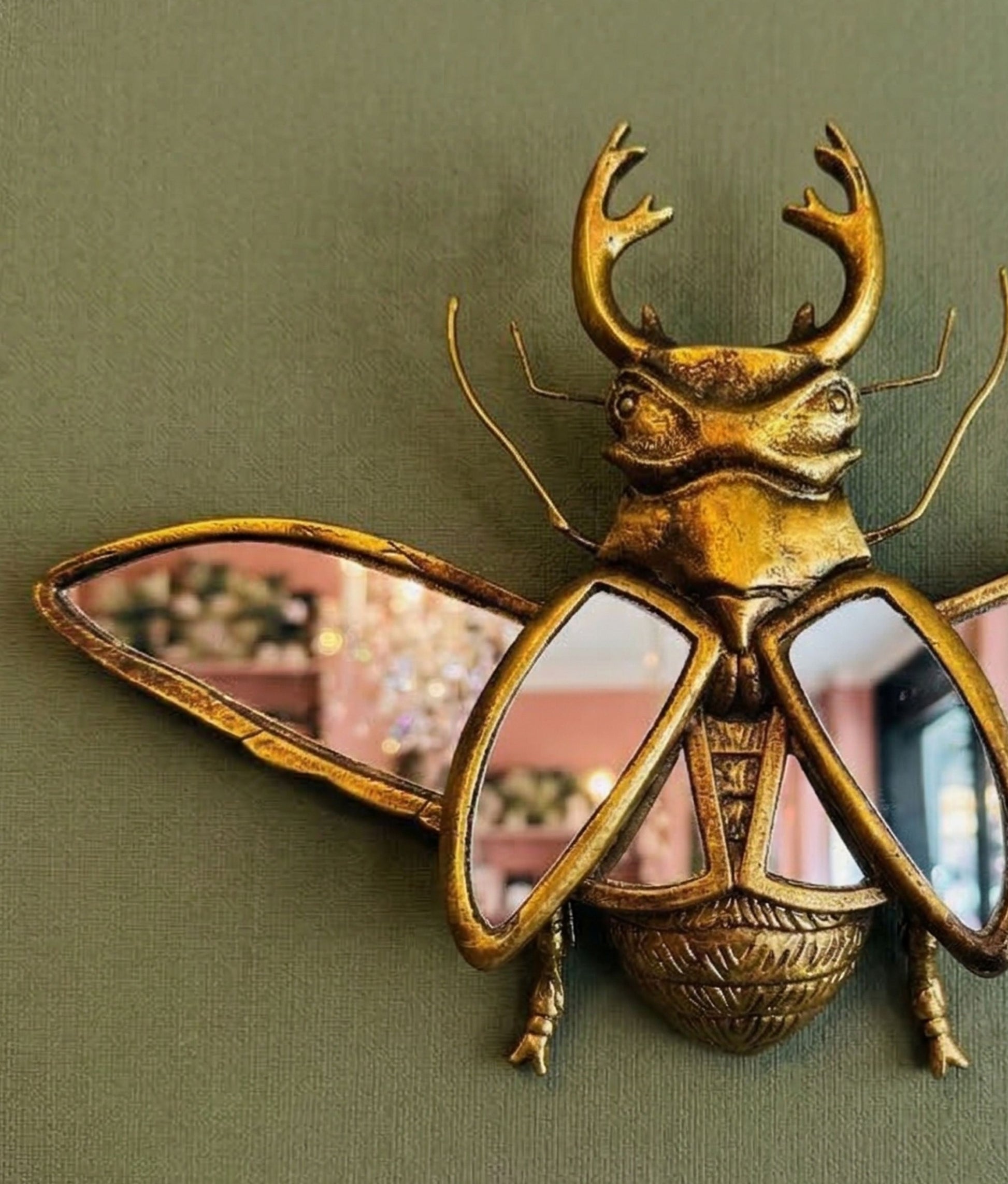 Mirrored Stag Beetle