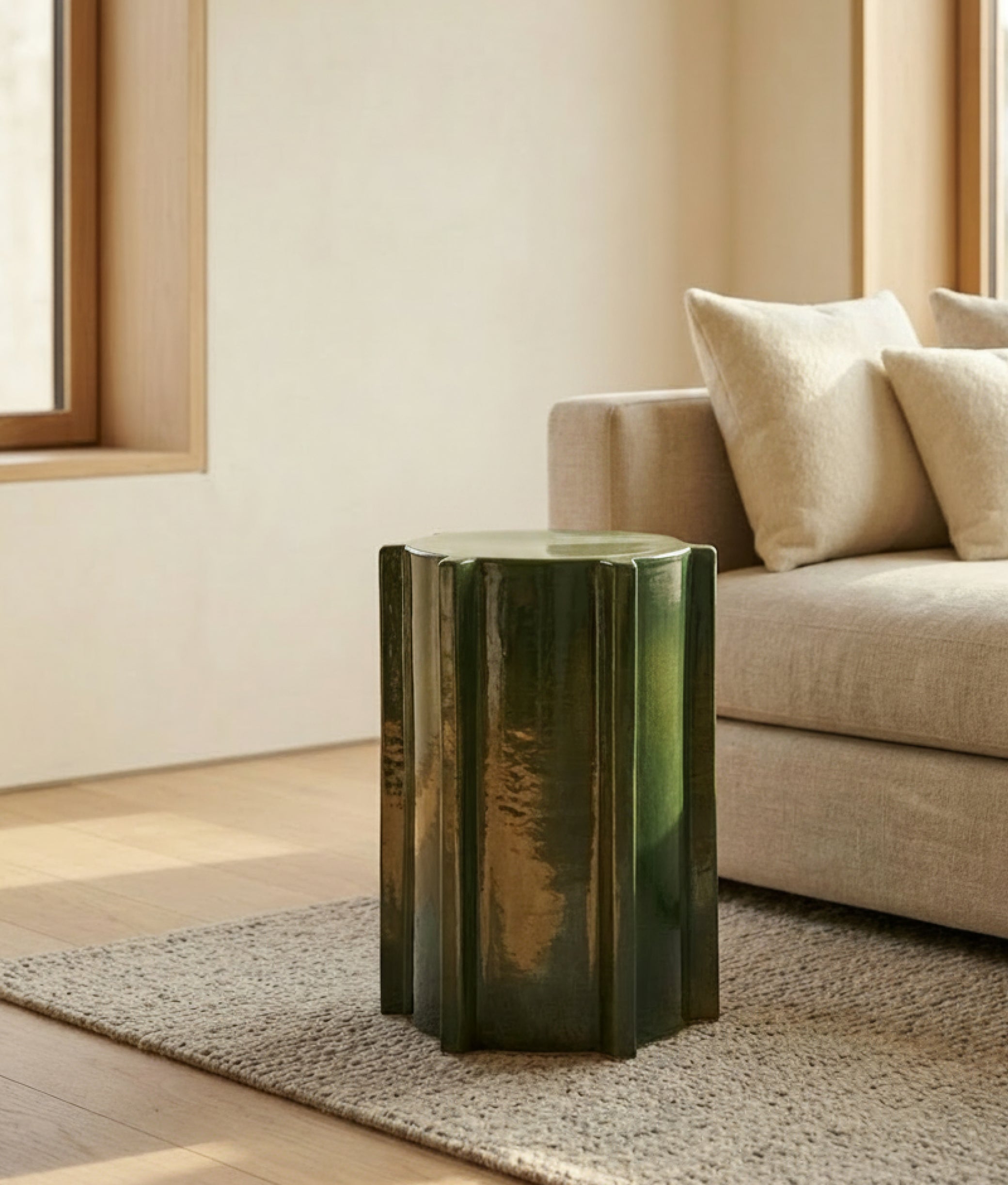 Green Side Table