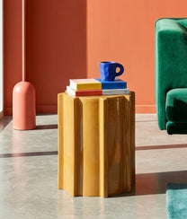 Ocher Pawn Side Table