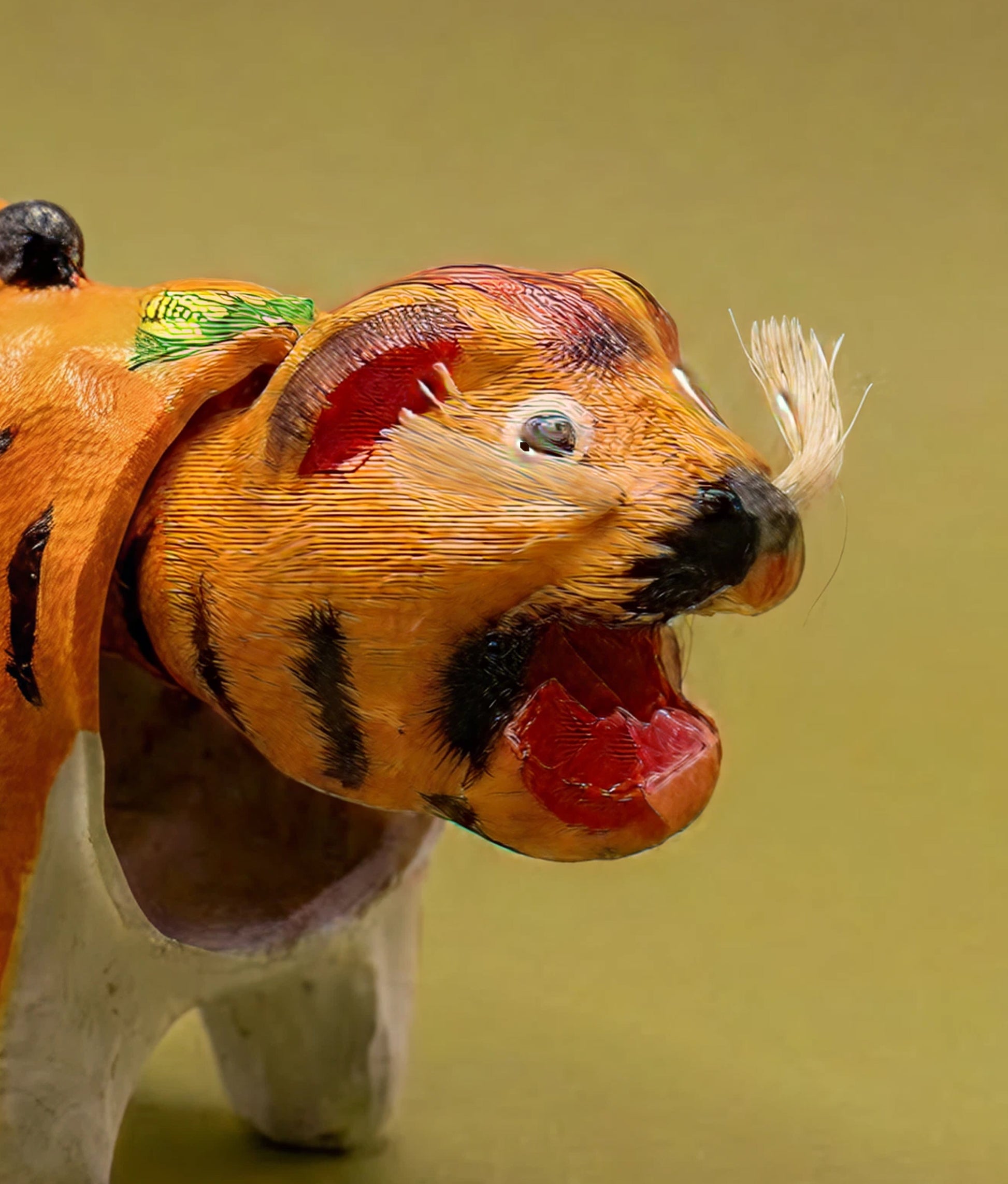Papier Mache Tiger Small Baby