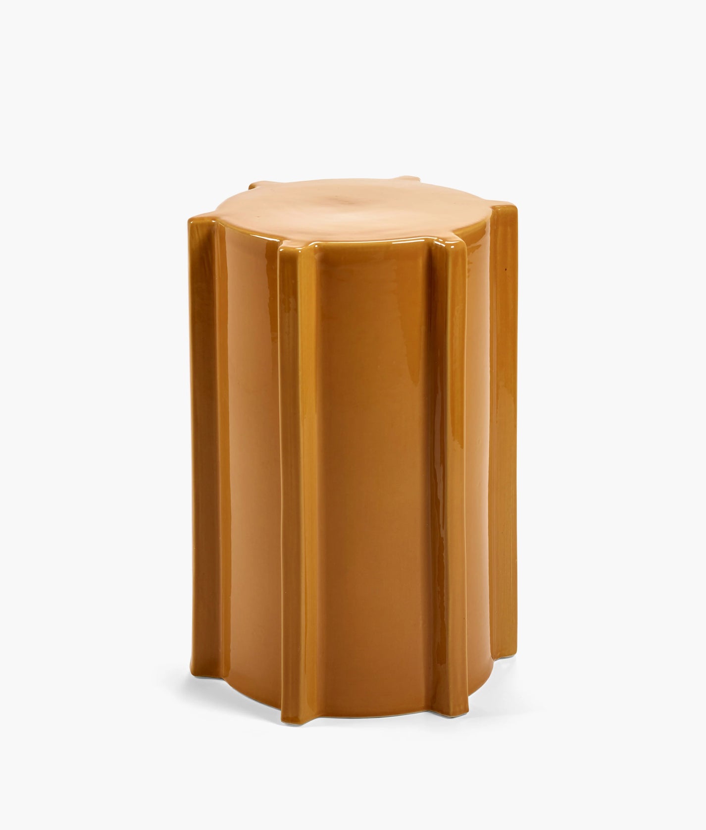 Ocher Pawn Side Table