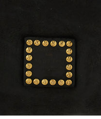 Giulia Studs Shoulder Bag In Black