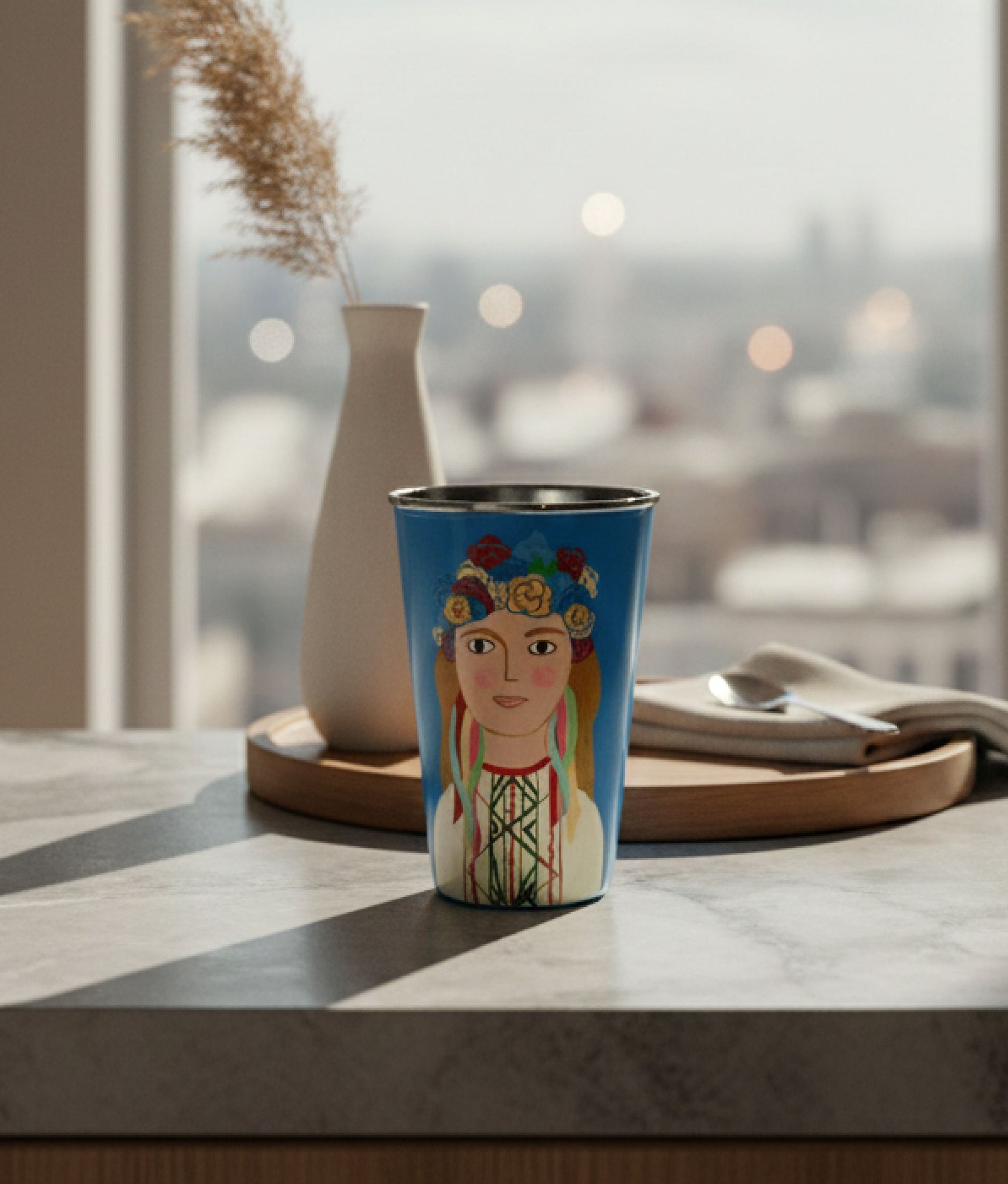 Iryna Blue Nomadic Cup