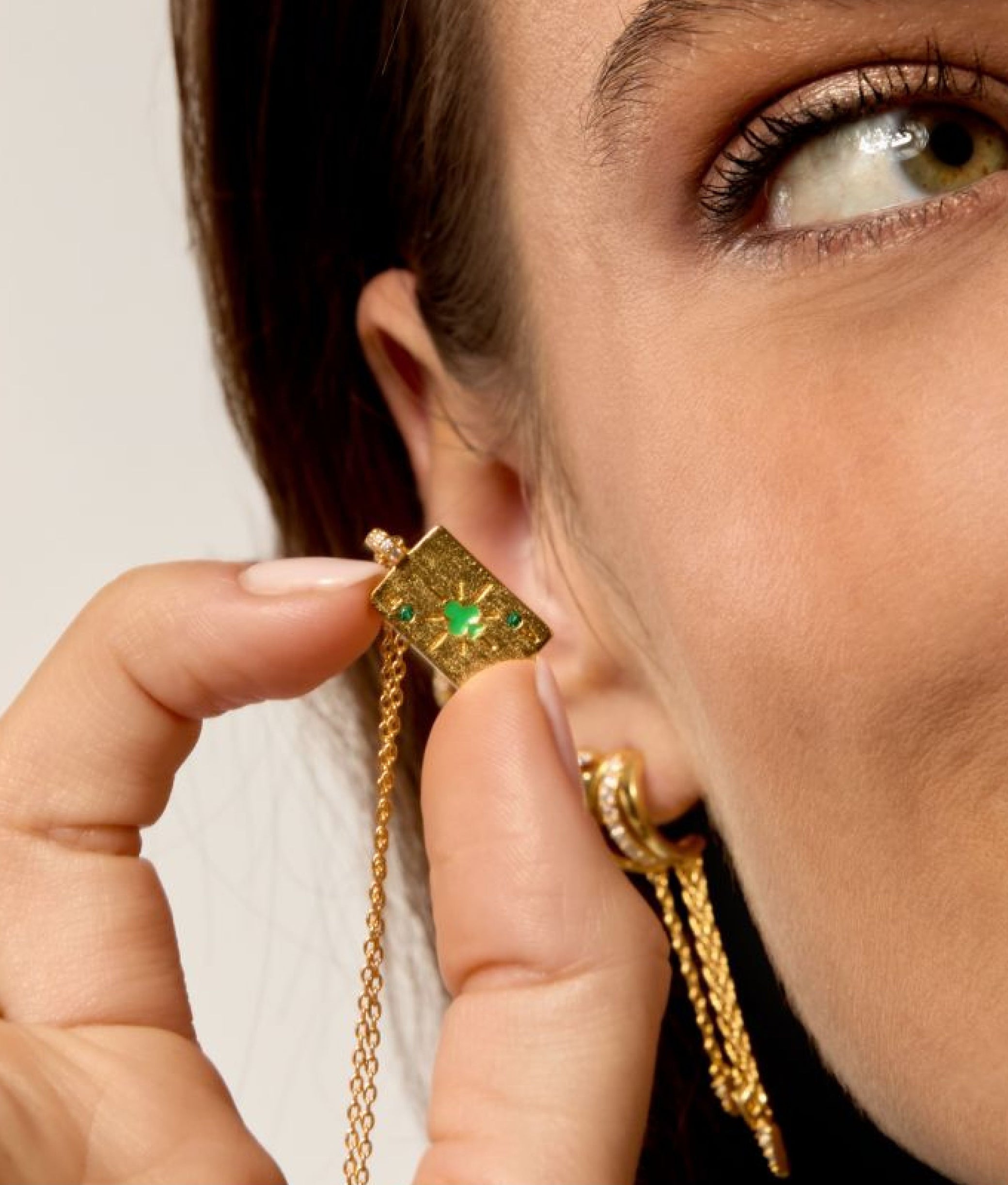 Ace of Clubs Pendant Necklace