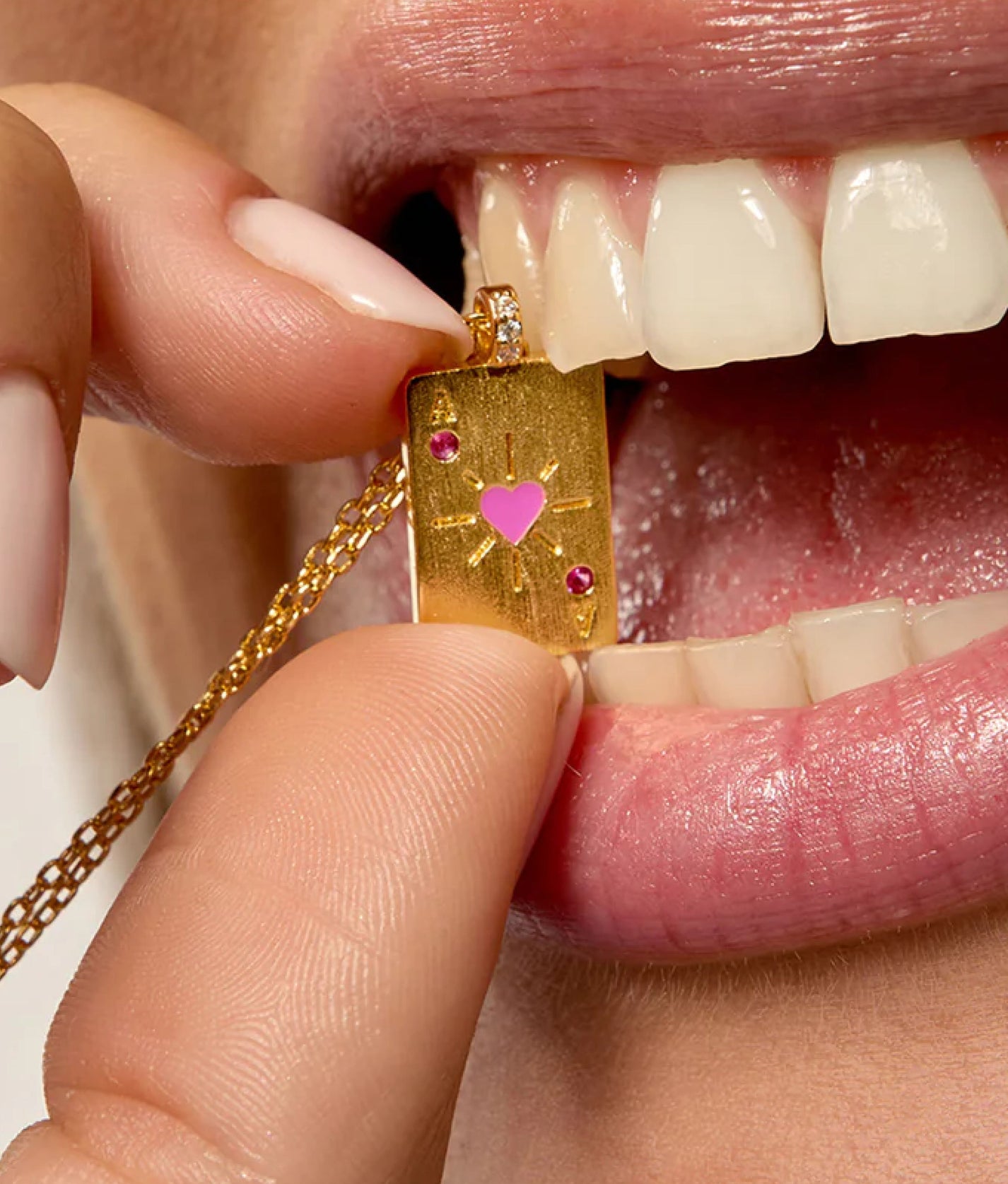 Ace of Hearts Pendant Necklace