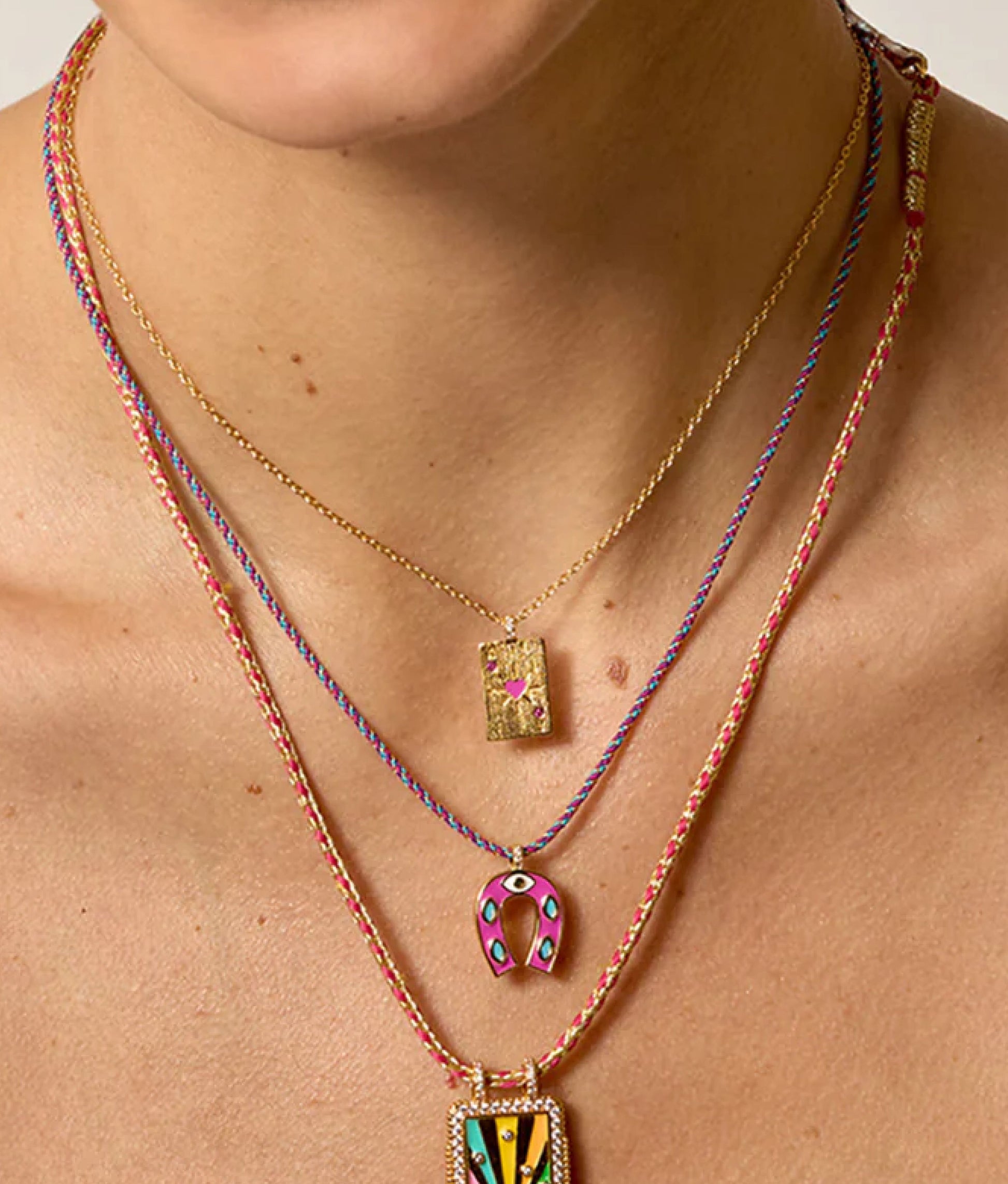 Ace of Hearts Pendant Necklace