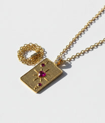 Ace of Hearts Pendant Necklace
