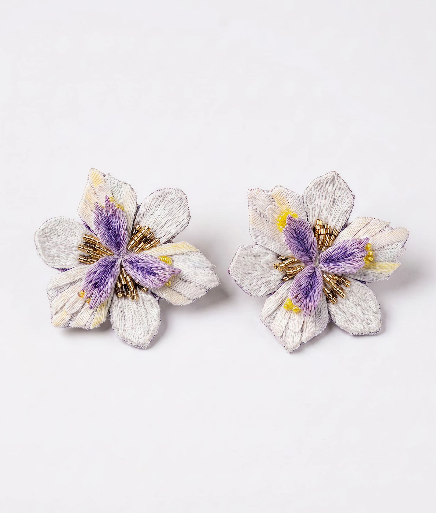 African Iris Earrings