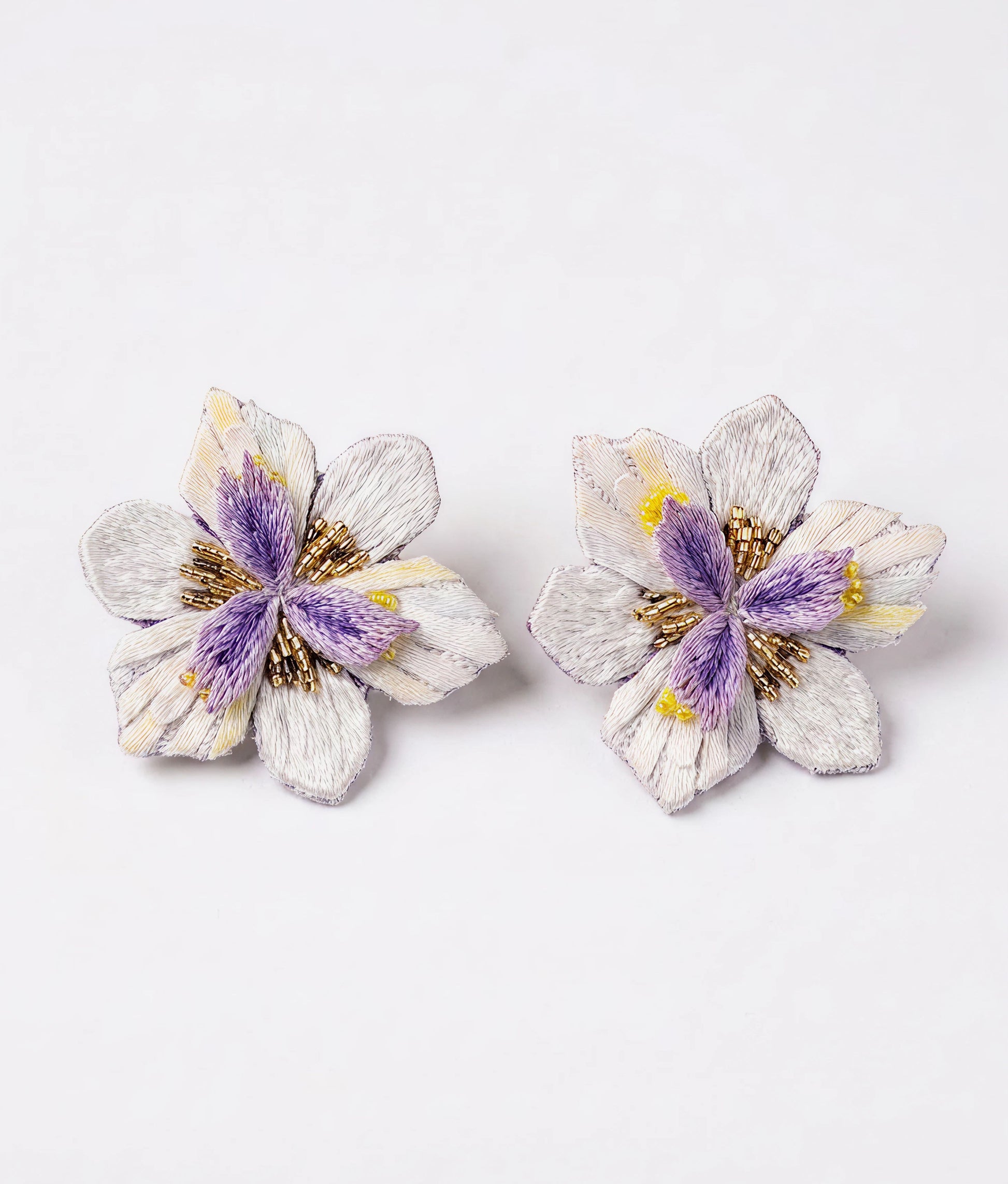 African Iris Earrings