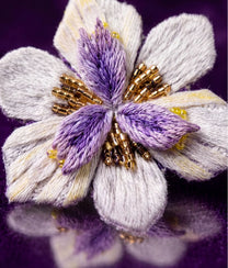African Iris Earrings