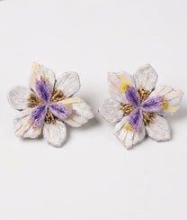 African Iris Earrings
