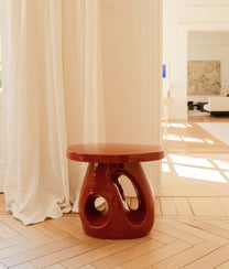 Amé Rust Side Table