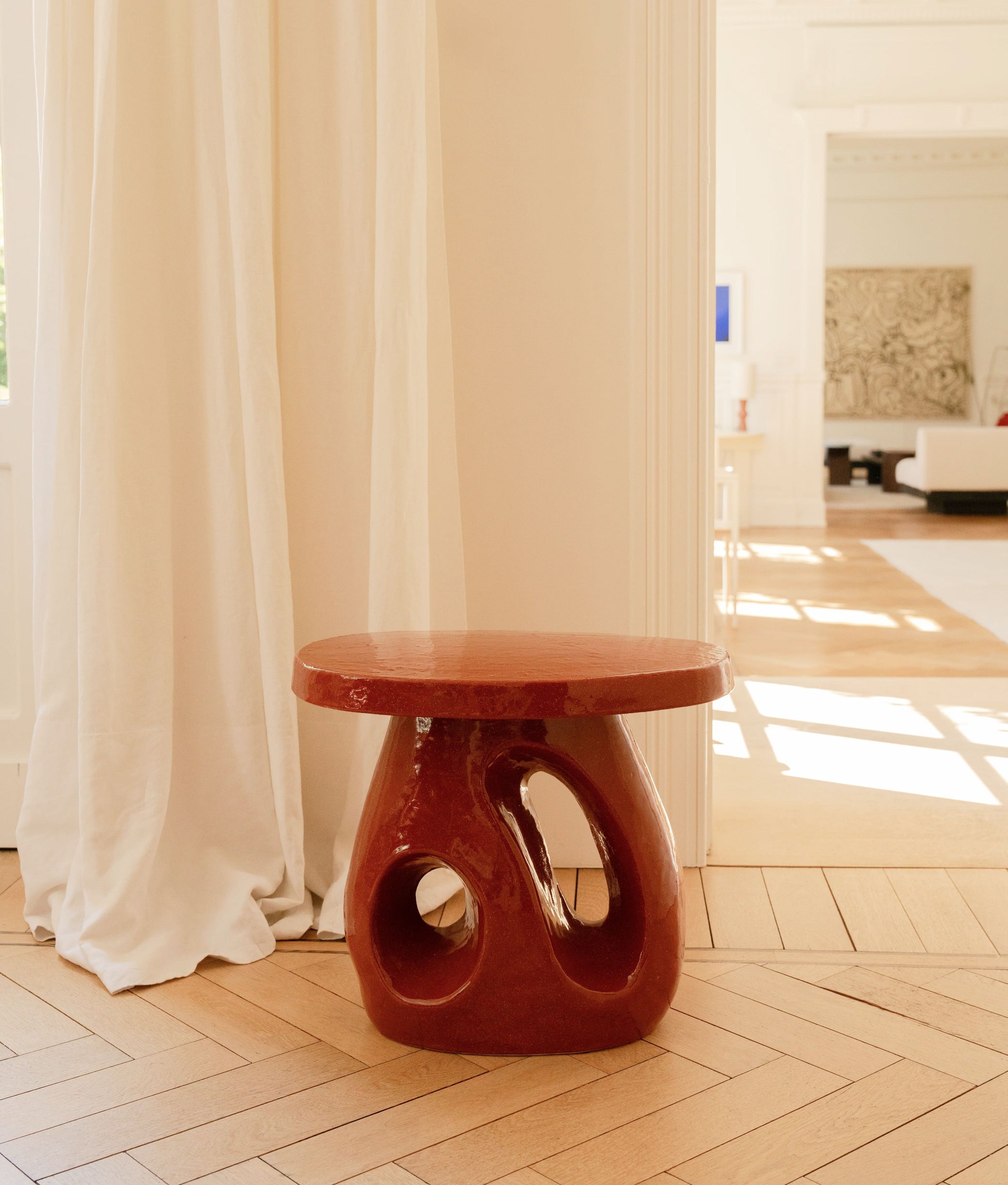 Amé Rust Side Table