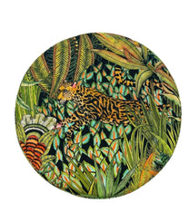Animal Print Pouf