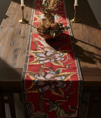 Pangolin Park Royal Red Table Runner