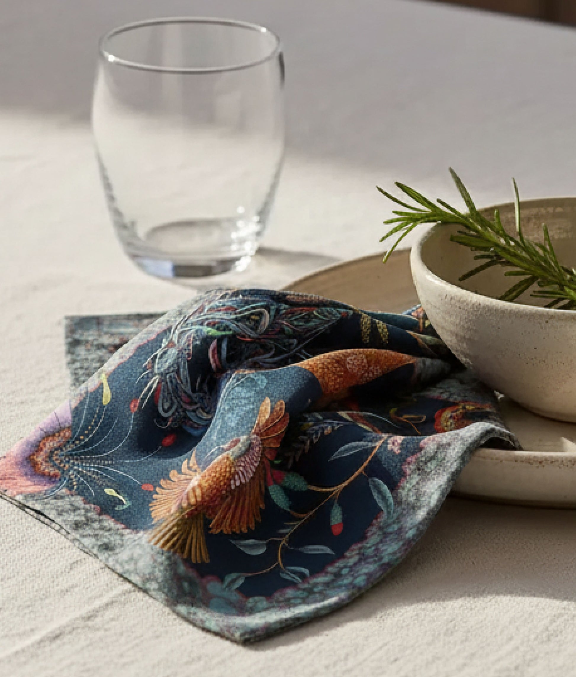 Midnight Thanda Nests Napkins