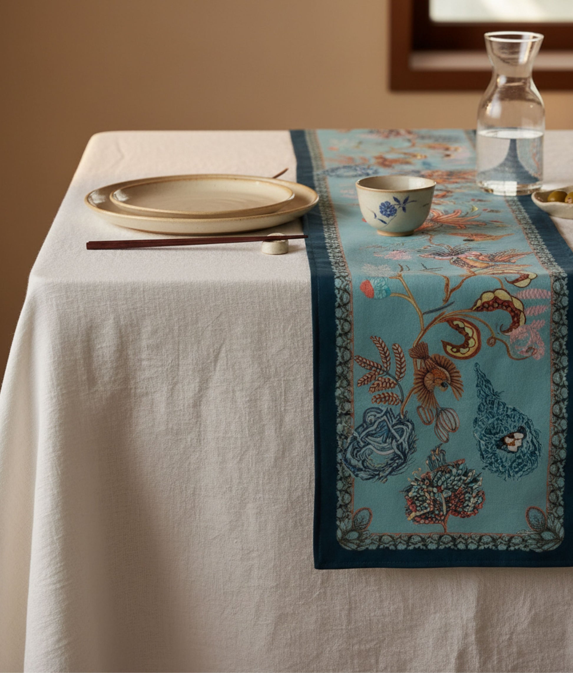 Mist Thanda Nests Table Runner