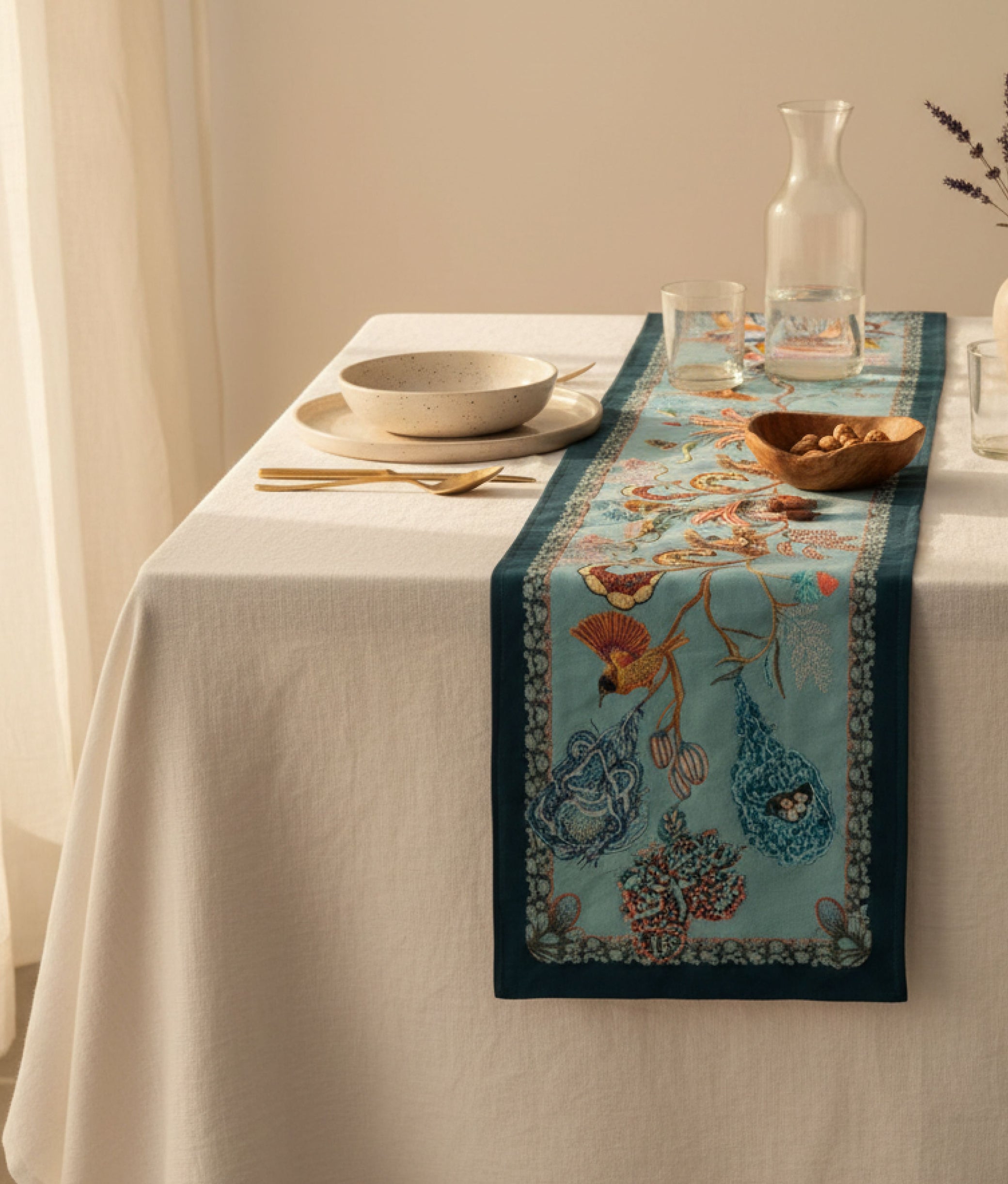 Mist Thanda Nests Table Runner