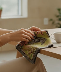 Thanda Stripe Delta Napkins