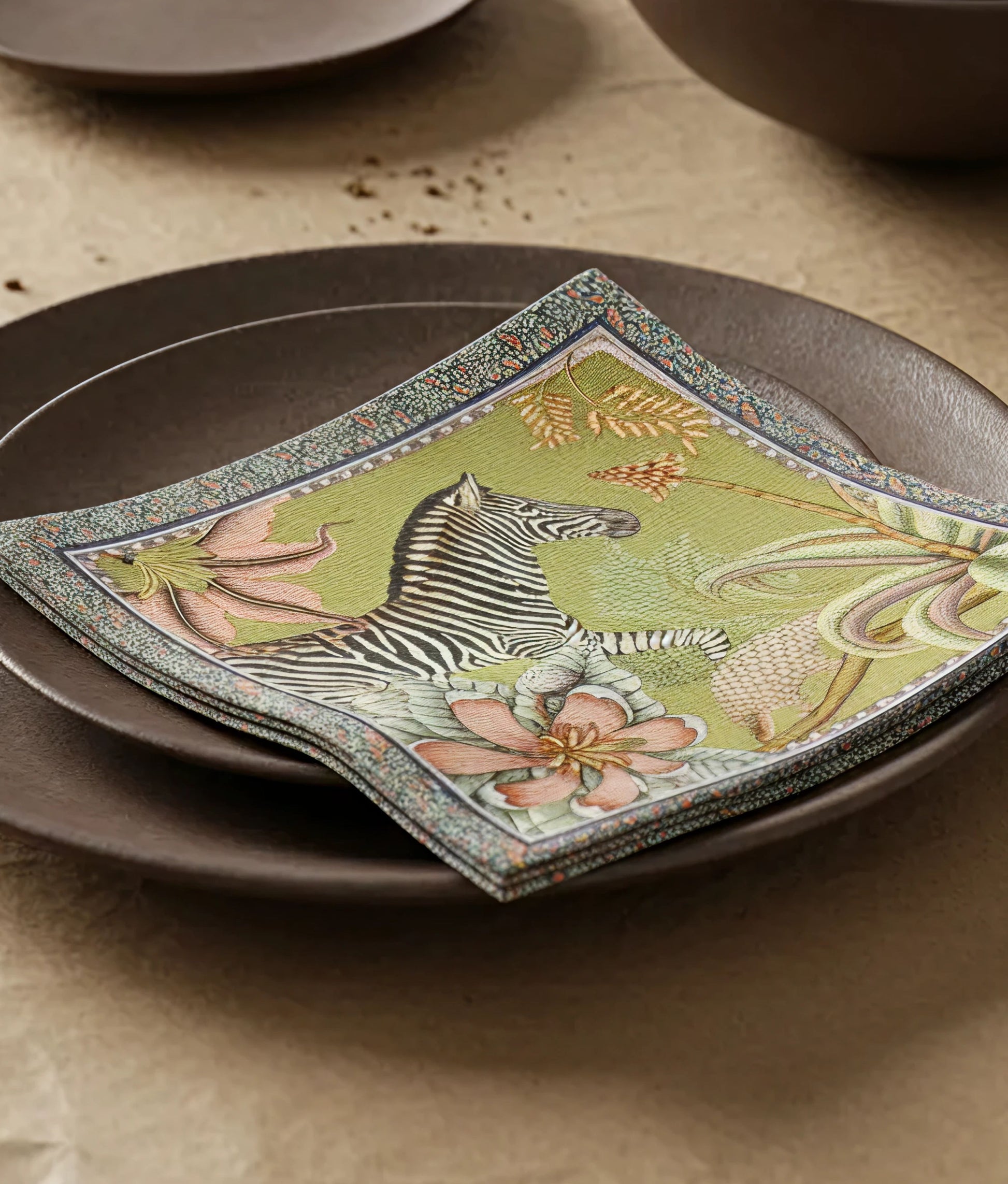 Thanda Stripe Delta Napkins