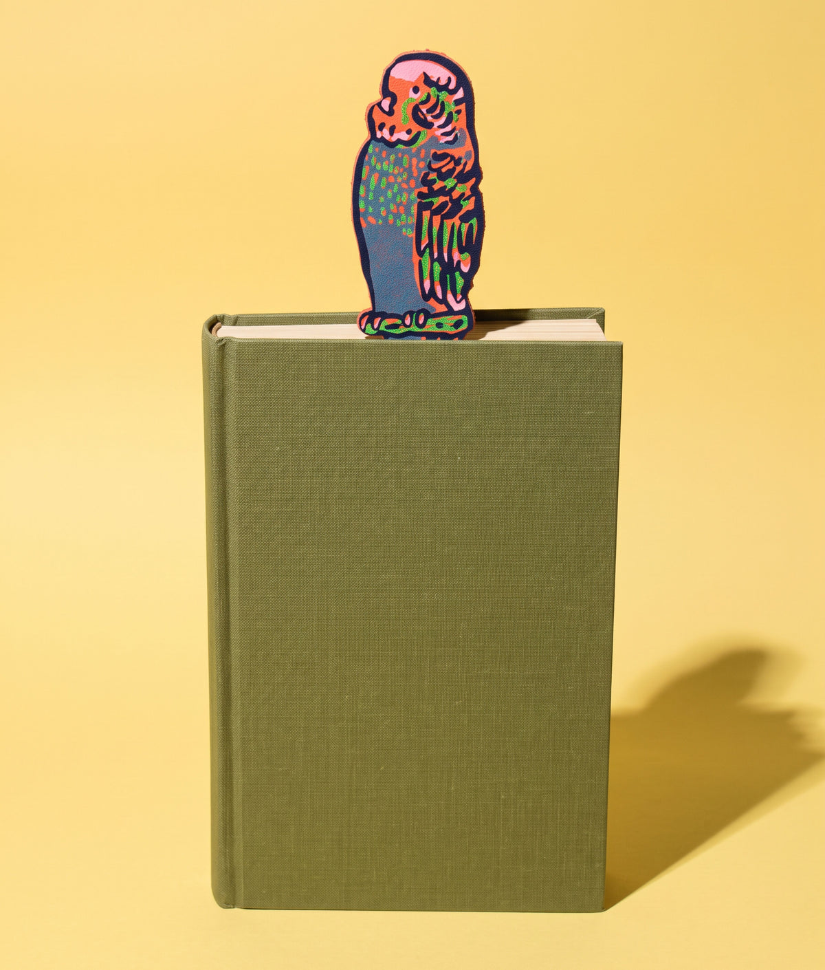BUDGIE Red Blue Bookmark