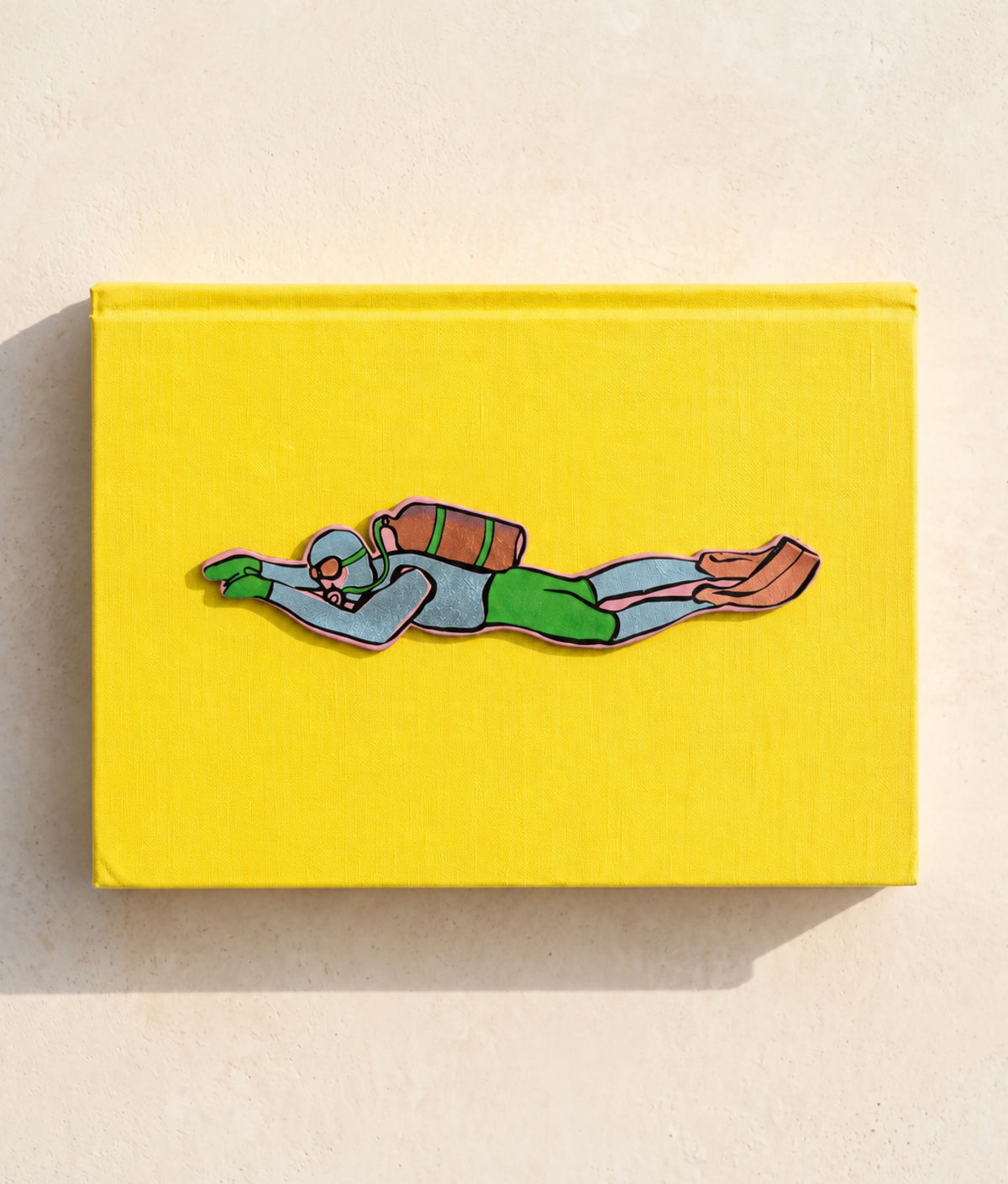 SCUBA DIVER Lilac Bookmark