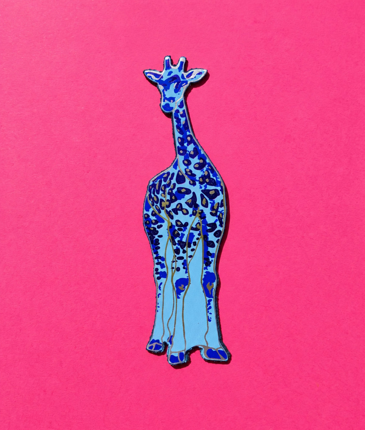 GIRAFFE Cornflower Bookmark