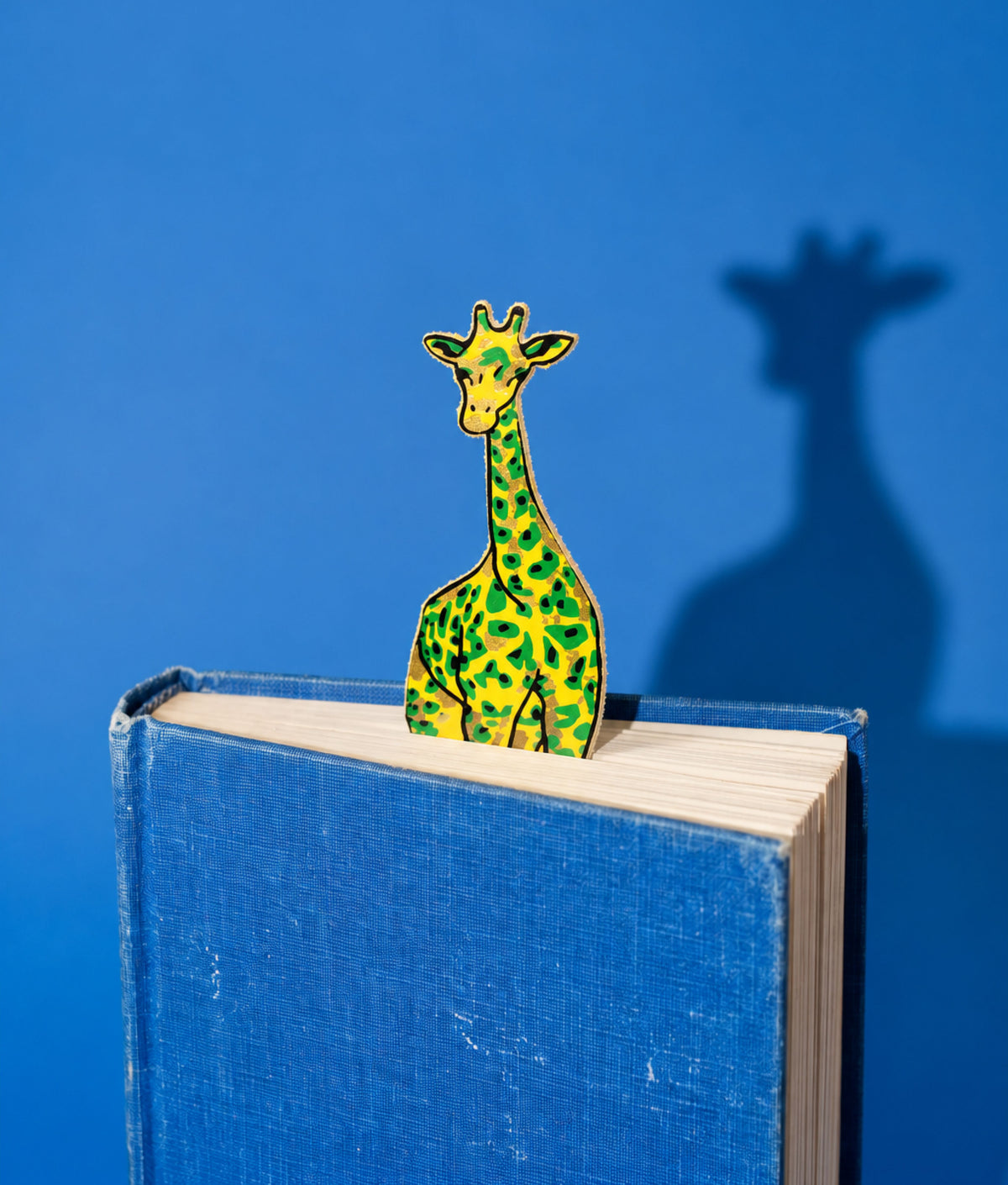 GIRAFFE Yellow Bookmark