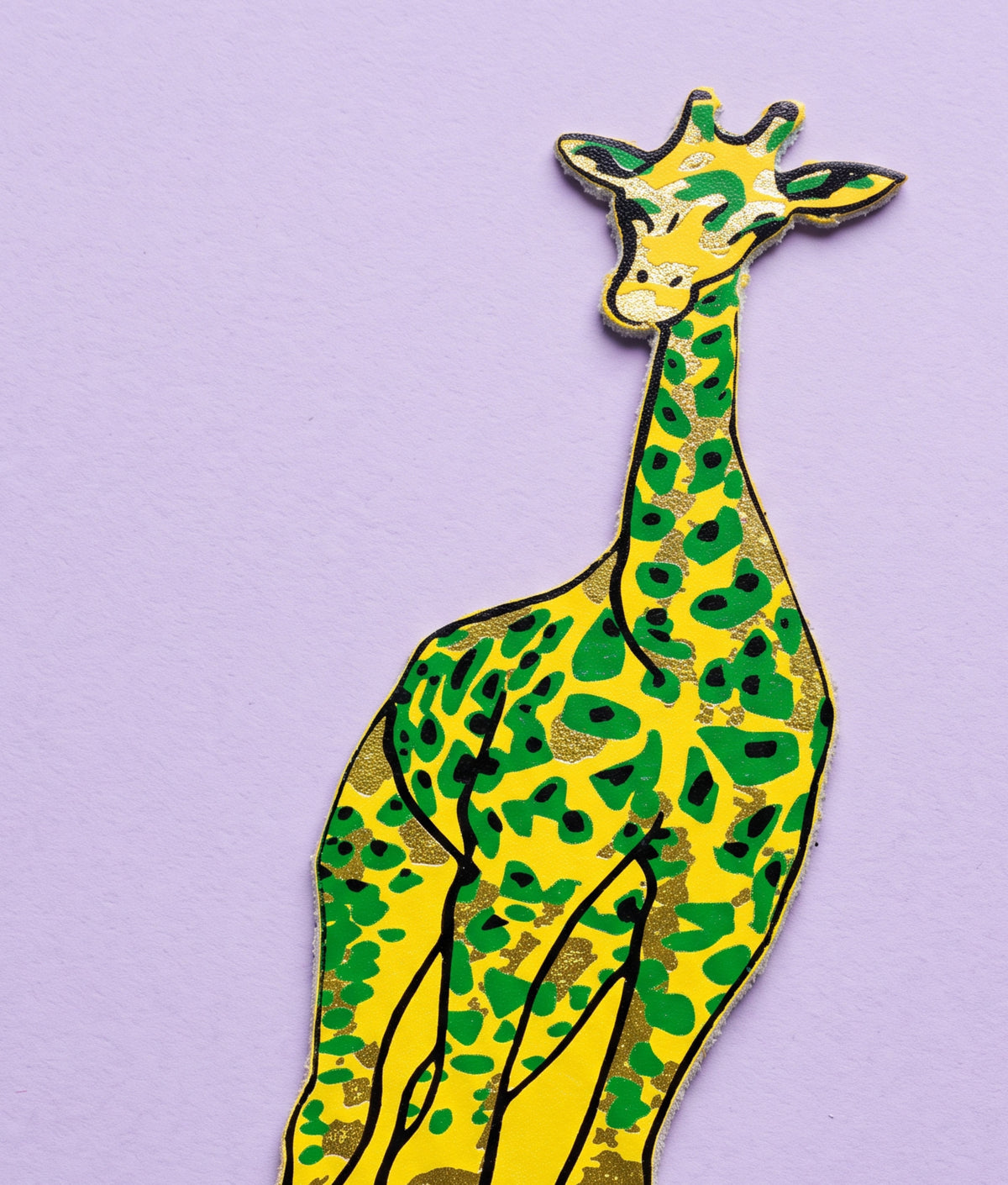GIRAFFE Yellow Bookmark