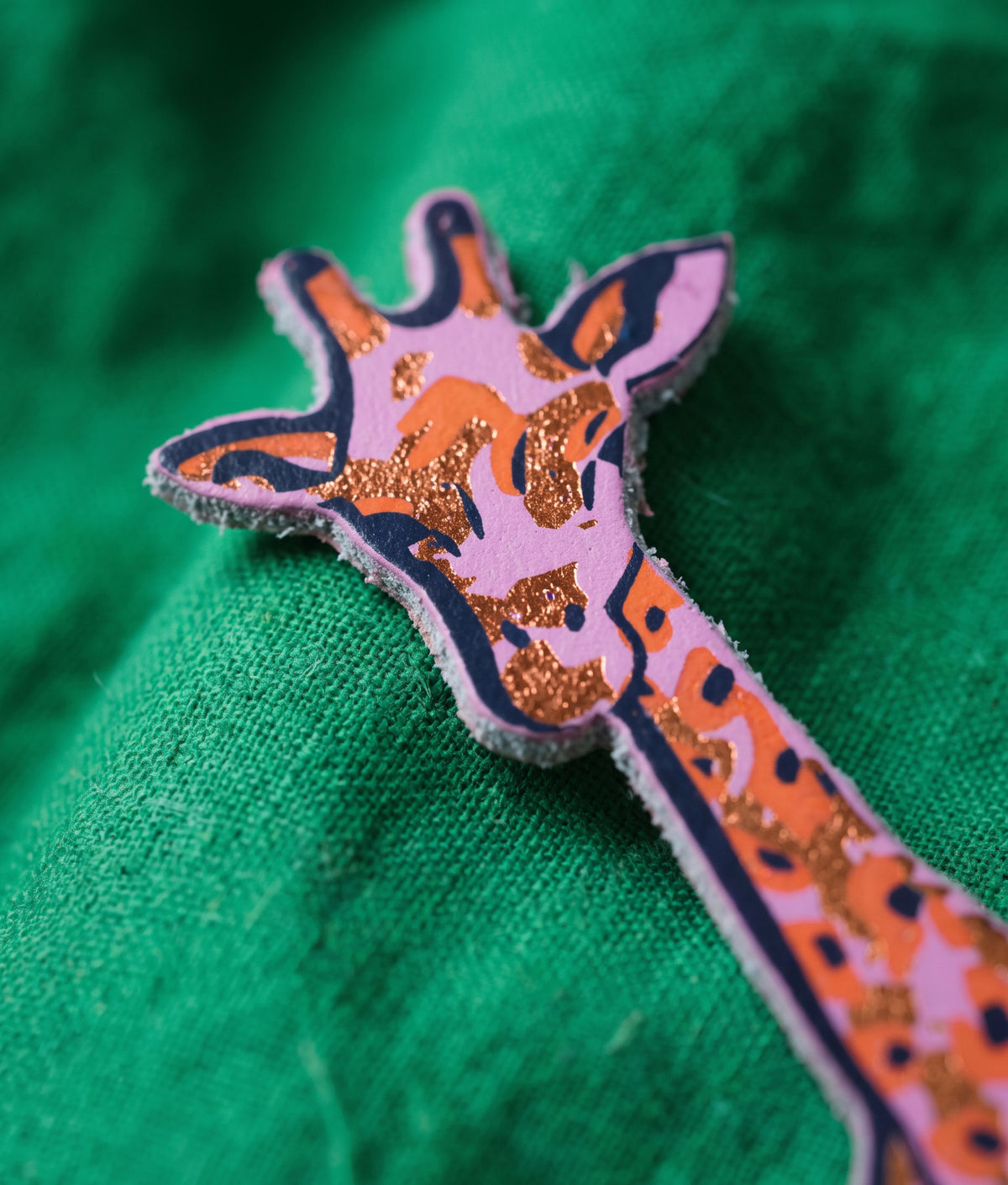 GIRAFFE Hot Pink Bookmark