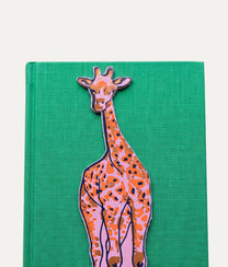 GIRAFFE Hot Pink Bookmark