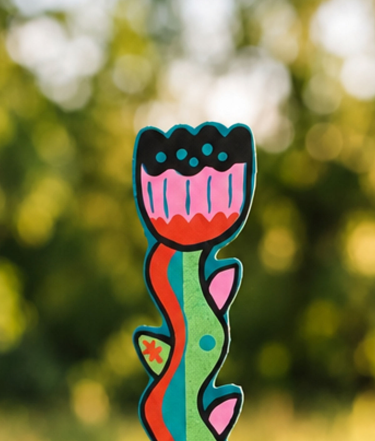 TULIP Turquoise Bookmark