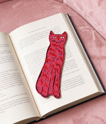 CAT TAILS New Pink Bookmark