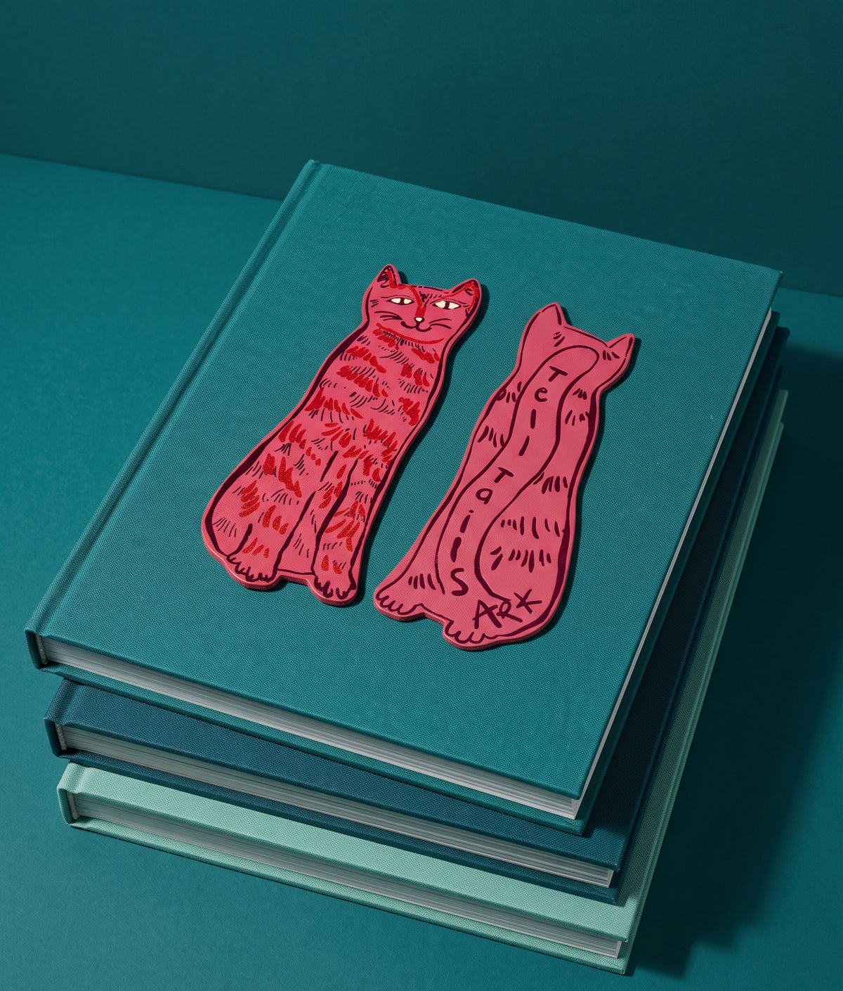 CAT TAILS New Pink Bookmark